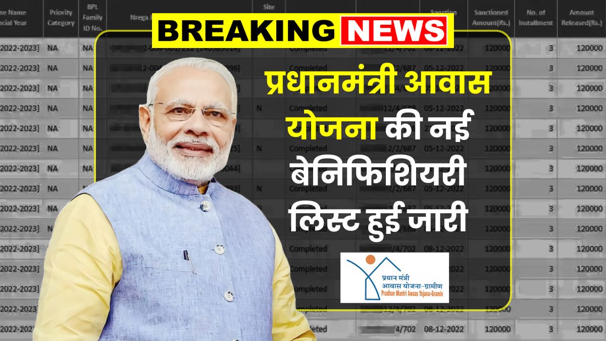 PM Awas Yojana Beneficiary List